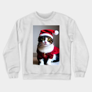 Christmas Cat (Christmas Animals) Crewneck Sweatshirt